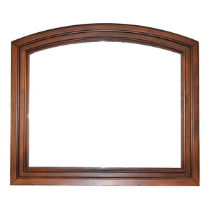 Galaxy Home Furnishings Baltimore Wood Veneer Mirror, Dark Walnut