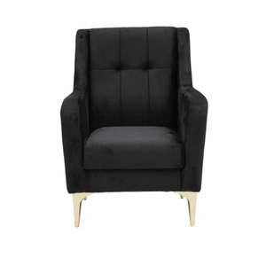 Casamode Bambi Microfiber Chair, Black