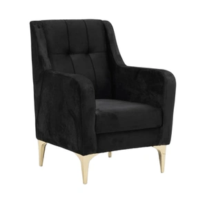 Casamode Bambi Microfiber Chair, Black