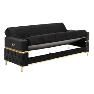 Casamode Bambi Microfiber Convertible Storage Sofa