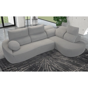 Modekraft Barcelona Microfiber Fabric L-Shaped Customizable Sectional Sofa