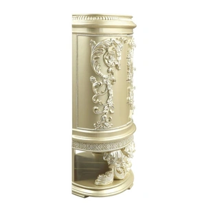 ACME Vatican Wood Chest w/4 Drawers, Champagne Silver