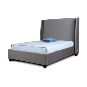 Manhattan Comfort Parlay Velvet Bed