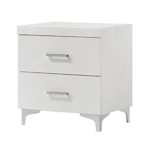 ACME Casilda Wood Nightstand w/2 Drawers, White