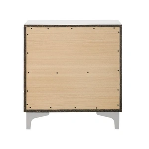 ACME Casilda Wood Nightstand w/2 Drawers, White