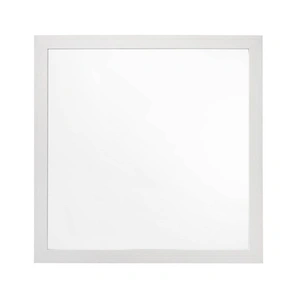 ACME Casilda Wood Square Mirror, White