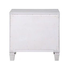 ACME Katia Wood Nightstand w/2 Drawers in Gray/White