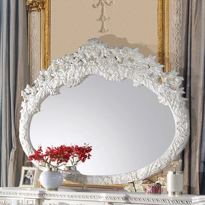 ACME Vanaheim Oval Mirror, Antique White