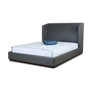 Manhattan Comfort Lenyx PU Queen Size Bed