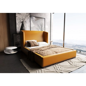 Manhattan Comfort Lenyx PU Queen Size Bed