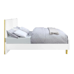 ACME Gaines Wood/Metal Panel Bed