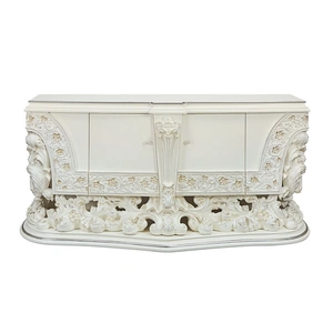 ACME Adara Wood Double Dresser w/2 Doors, Antique White