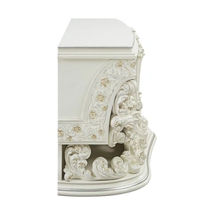 ACME Adara Wood Double Dresser w/2 Doors, Antique White