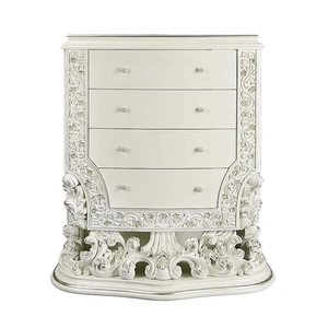 ACME Adara Wood Chest w/4 Drawers, Antique White