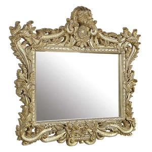 ACME Bernadette Wood Mirror, Gold