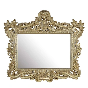 ACME Bernadette Wood Mirror, Gold