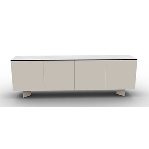 Calligaris Universal Ceramic/Wood/Glass Customizable Sideboard w/4 Doors & Metal Base