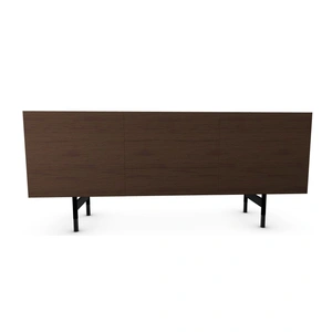 Calligaris Horizon Ceramic/Wood/Metal Customizable Sideboard w/2 Doors & 3 Drawers & Metal Feet