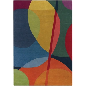 Chandra Bense Garza Wool Hand-tufted Rug, Multi