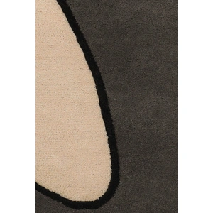 Chandra Bense Garza Wool Round Hand-tufted Rug, 7'9-inch, Grey/Cream/Green/Orange/Blue/Black