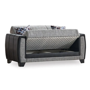 Casamode Berlin Polyester Convertible Storage Loveseat