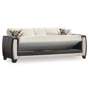 Casamode Berlin Polyester Convertible Storage Sofa