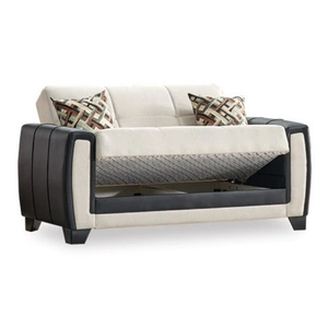 Casamode Berlin Polyester Convertible Storage Loveseat