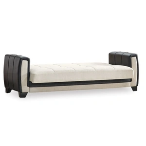 Casamode Berlin Polyester Convertible Storage Sofa