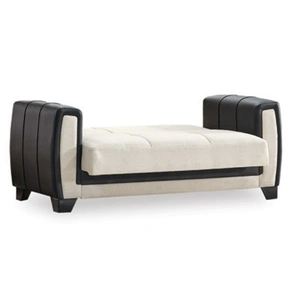 Casamode Berlin Polyester Convertible Storage Loveseat