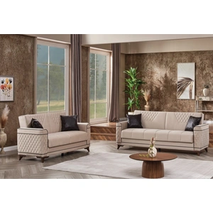 Casamode Beste Microfiber Convertible Living Room Set