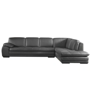Beverly Hills Furniture ML157 Top Grain Leather Match L-Shape Sectional