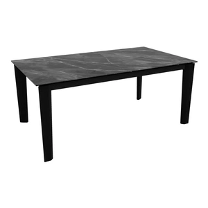 Calligaris Dogma W70.9-inch-94.5-inch Rectangular Ceramic/Wood Veneer//Wood Extendable Dining Table