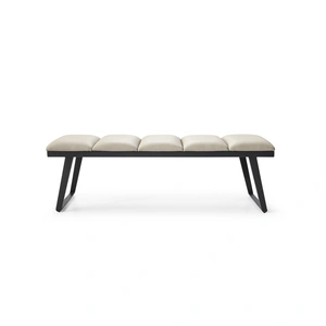 Whiteline Modern Living Ethan Faux Leather Bench