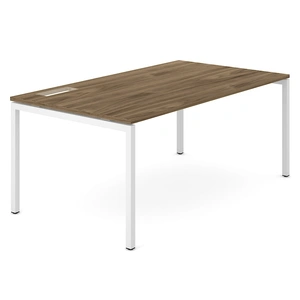 NARBUTAS Nova U Executive Desk w/Cut-Out for Wire Management