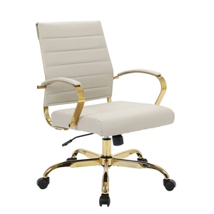 LeisureMod Benmar Home Leatherette Office Chair