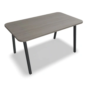 MDD Office Furniture Ogi M Office Single Straight Desk w/Rounded Corners