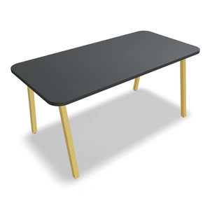 MDD Office Furniture Ogi M Office Single Straight Desk w/Rounded Corners