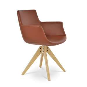 SohoConcept Furniture Bottega Pyramid Swivel Dining Chair