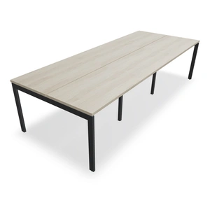 MDD Office Furniture Ogi U Office 6-Desk Bench