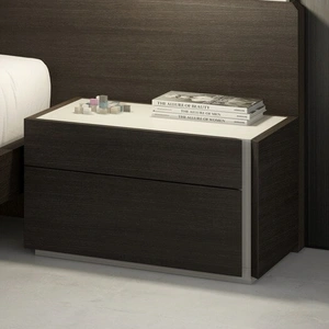 J&M Furniture Porto Premium Wood Veneer Right Nightstand