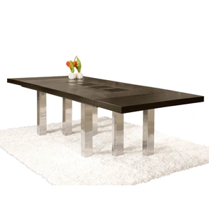 Sharelle Furnishings Bravo Extendable Dining Table, Wenge