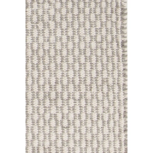 Chandra Bristol Wool Rectangular Hand-woven Rug, Grey/White