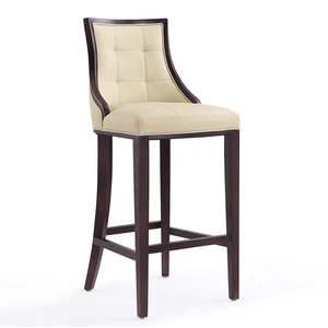 Manhattan Comfort Fifth Avenue 45-inch Leatherette/Beech Wood Bar Stool