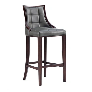 Manhattan Comfort Fifth Avenue 45-inch Leatherette/Beech Wood Bar Stool