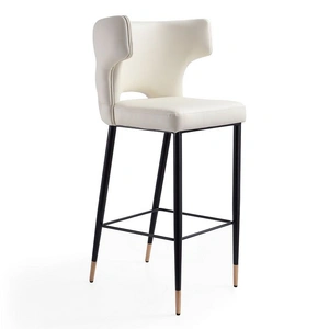 Manhattan Comfort Holguin 41.34-inch Leatherette/Wood Barstool