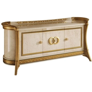 ESF Furniture Melodia Classic 3-Door Buffet, Ivory