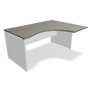 MDD Office Furniture Ogi V Office Single Radial Desk Left, W62.9-inch x D47.2-inch