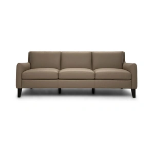 Natuzzi Editions Quiete Fabric/Leather Living Room Set w/Wood Legs