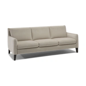 Natuzzi Editions Quiete Fabric/Leather 3 Seater Sofa w/ Wood Legs