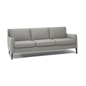 Natuzzi Editions Quiete Fabric/Leather 3 Seater Sofa w/ Metal Legs